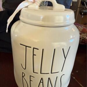 Rae Dunn Easter jelly bean jar canister